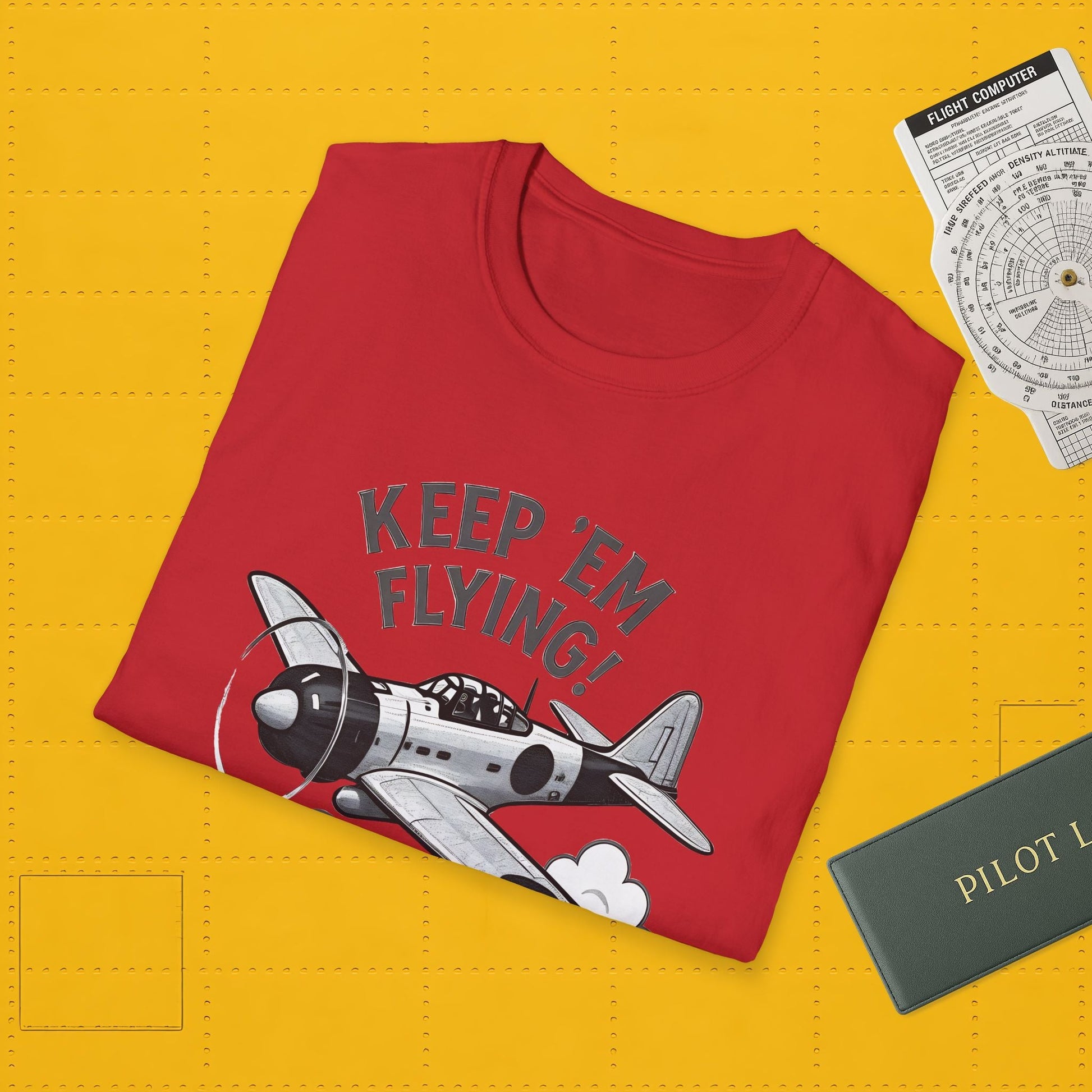 Zero Premium T-Shirt – “Keep ’Em Flying!” WWII Japanese Fighter Graphic Tee - Pilot gifts - warbird t-shirt